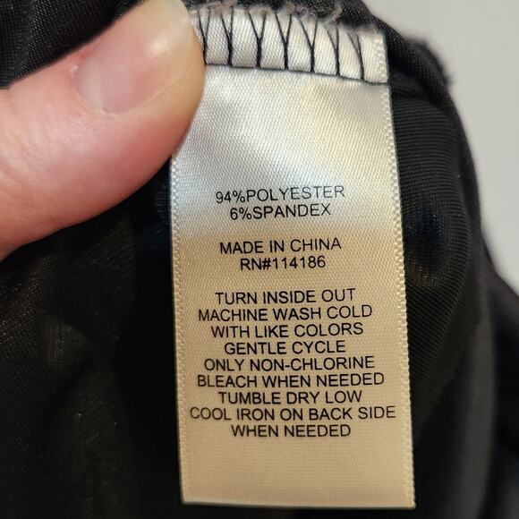 Juicy By Juicy Couture Mid Rise Wide Leg Velour Sweat Pants Black Size Large - Picture 8 of 9